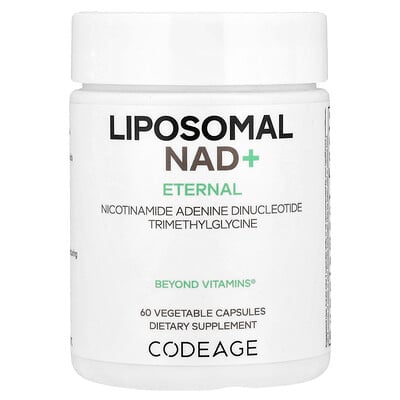 Product Image for Codeage, Eternal, Liposomal NAD+, 60 Vegetable Capsules