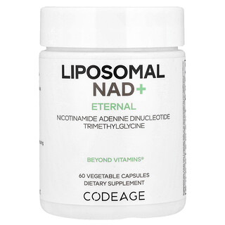 Codeage, Eternal, Liposomal NAD+, 60 Vegetable Capsules