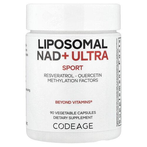 Codeage, Sport, Liposomal NAD+ ULTRA, 90 Vegetable Capsules