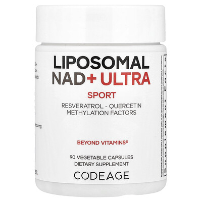 Product Image for Codeage, Sport, Liposomal NAD+ ULTRA, 90 Vegetable Capsules