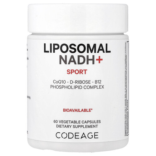 Codeage Sport, Liposomal NADH+, 60 Vegetable Capsules