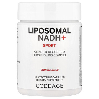 Codeage, 脂質體 NADH+，Centurion，60 粒膠囊