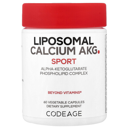 Codeage, Sport, Liposomales Calcium AKG, 60 pflanzliche Kapseln (700 mg pro Kapsel)