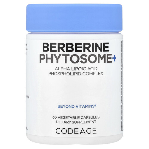Codeage Berberine Phytosome+, 60 Vegetable Capsules