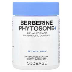 Codeage, Berberine Phytosome+, 60 рослинних капсул