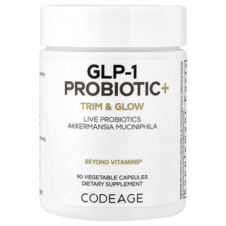Codeage, Probiótico GLP-1+, 90 Cápsulas Vegetais