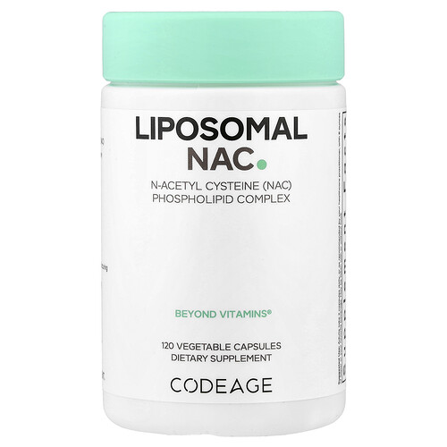Codeage Liposomal NAC, 120 Vegetable Capsules (450 mg per Capsule)