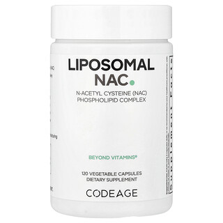 Codeage, Liposomal NAC, 120 vegetabiliska kapslar (450 mg per kapsel)