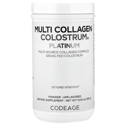 Codeage, Multi Collagen Colostrum Platinum, geschmacksneutral, 381 g (13,40 oz.)