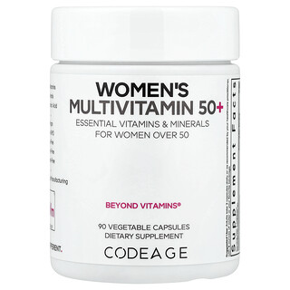 Codeage, Multivitamínico para Mulheres Acima de 50 Anos, 90 Cápsulas Vegetais