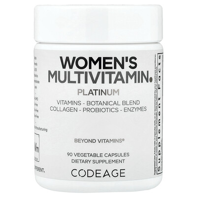 Product Image for Codeage, Women's Multivitamin, Platinum, 90 Vegetable Capsules