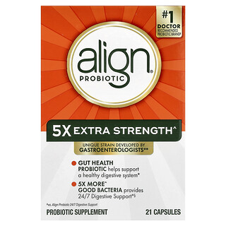 Align Probiotics, Probiotik, 21 Kapsul (50 mg per Kapsul)