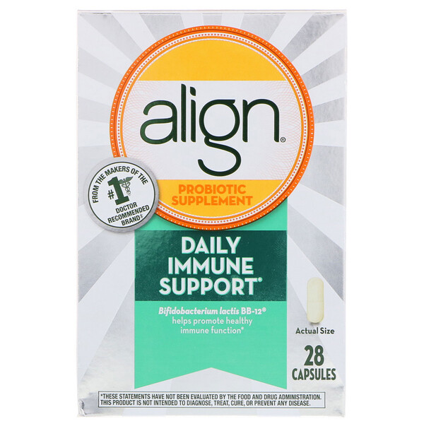 Align Probiotics, Daily Immune Support, Probiotic Supplement, 28