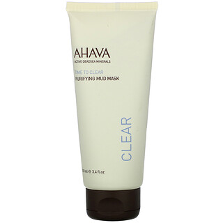 AHAVA North America, 정화 머드 뷰티 마스크, 100ml(3.4fl oz)
