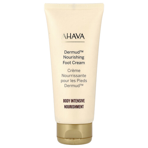 AHAVA North America, Dermud™ Nourishing Foot Cream, pflegende Fußcreme, 100 ml (3,4 fl. oz.)