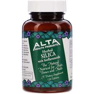 Отзывы о Алта Хэлс, Herbal Silica with Bioflavonoids, 120 Tablets
