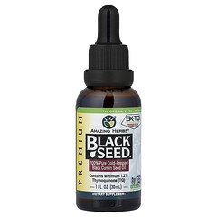 Premium Black Seed™, 100 % чиста олія з насіння чорного кмину холодного віджиму, 30 мл (1 рідк. унція)