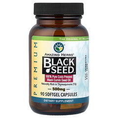 Black Seed™, насіння чорного кмину, 500 мг, 90 капсул