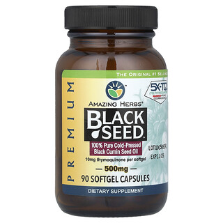 Amazing Herbs, Black Seed™, 90 softgelcapsules