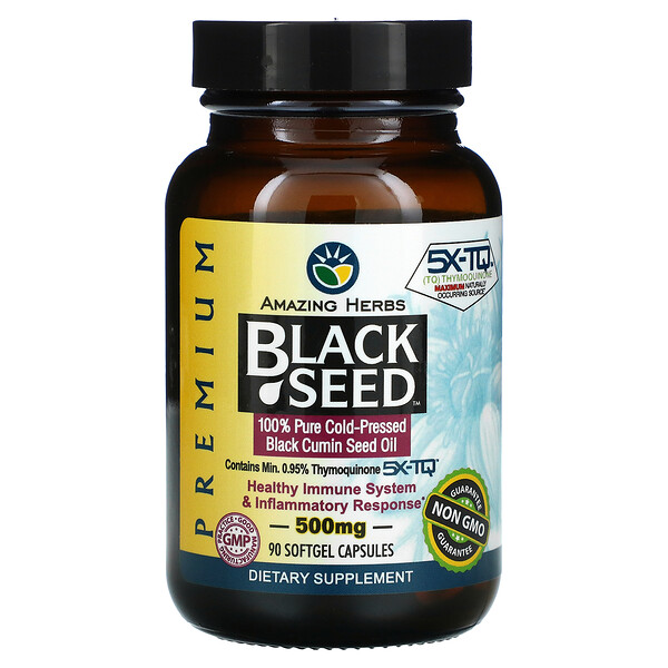 Black Seed, 500 мг, 90 капсул