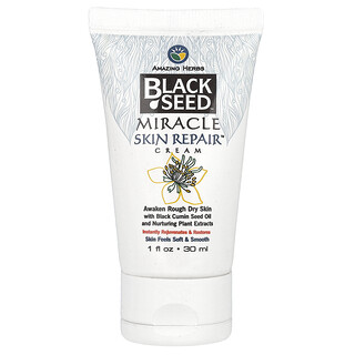 Amazing Herbs, Black Seed, Mirakuløs hudreparationscreme, 30 ml