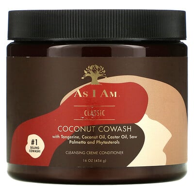 

As I Am Classic Cleansing Creme Conditioner Coconut Cowash 16 oz (454 g)