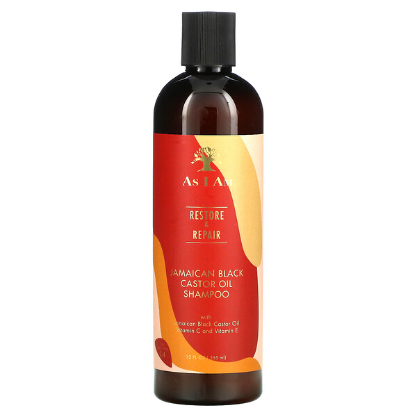 As I Am‏, Restore & Repair, Jamaican Black Castor Oil Shampoo, 12 fl oz (355 ml)