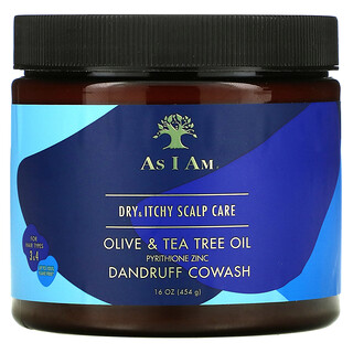 As I Am, Dandruff Cowash, Olive & Tea Tree Oil, 16 oz (454 g)
