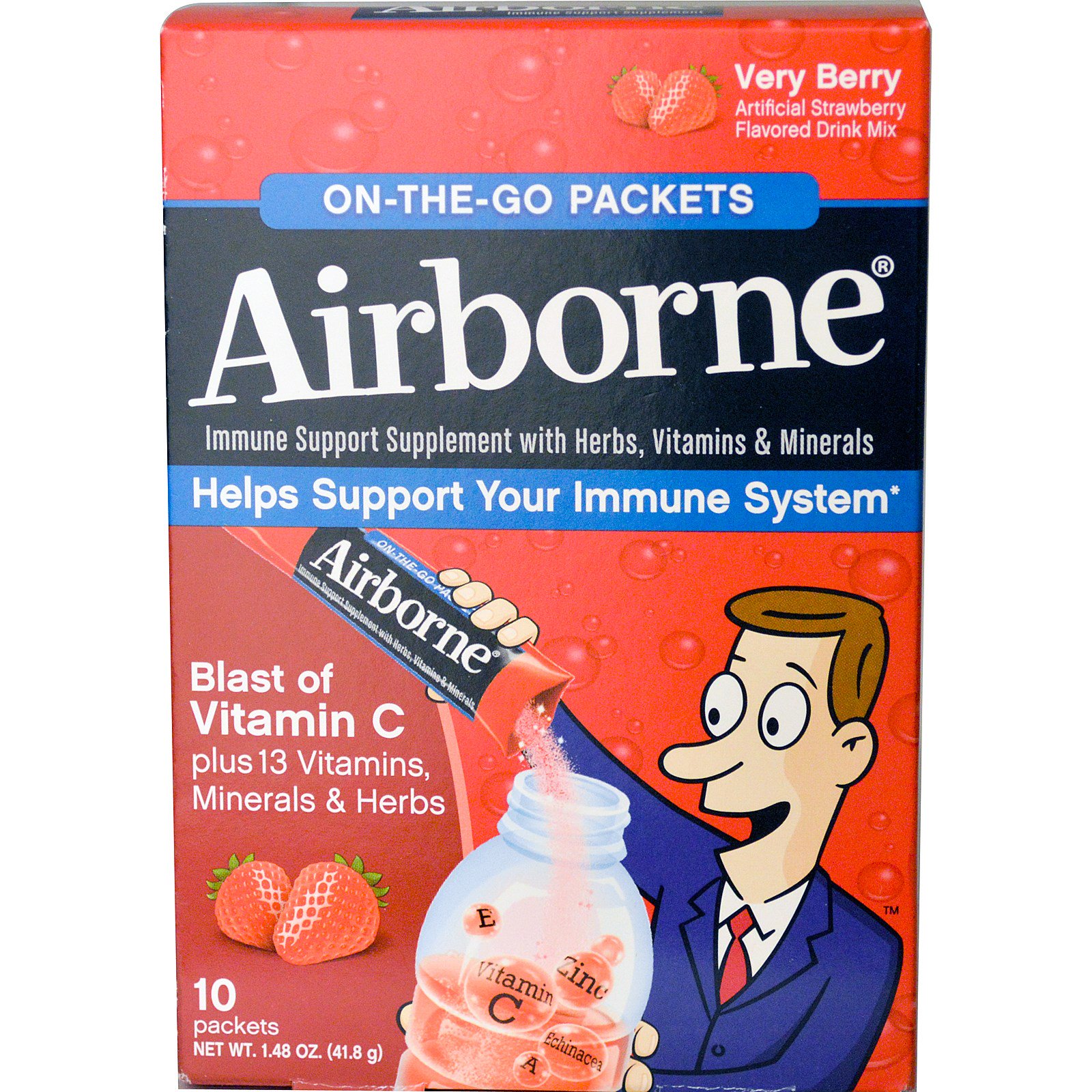 On The Go! Very Berry 10 Packets (647865307716)