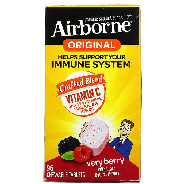 Оригинальная добавка для поддержки иммунитета, ягоды, 96 жевательных таблеток