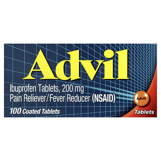 Advil, Ibuprofen Tablets, 200 mg, 100 Coated Tablets