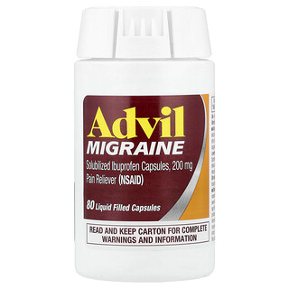 Advil, ибупрофен, 80 капсул с жидкостью