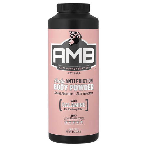 Anti Monkey Butt Lady Anti Friction Body Powder, 8 oz (226 g)