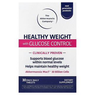 The Akkermansia Company, Healthy Weight with Glucose Control, 30 Tablets