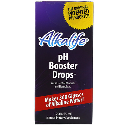 

Alkalife pH Booster Drops with Essential Minerals and Electrolytes 1.25 fl oz (37 ml)