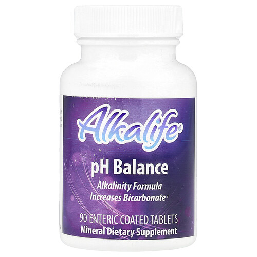 Alkalife, pH-balanse, 90 enterodrasjerte tabletter