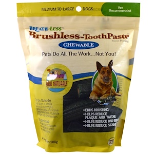 Арк Натуралс, Breath-Less, Brushless Toothpaste, Chewable, Medium To Large Dogs, 18 oz (508 g) отзывы