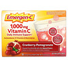 إميرجن - سي, Vitamin C, Flavored Fizzy Drink Mix, Cranberry-Pomegranate, 1,000 mg, 30 Packets, 0.30 oz (8.4 g) Each