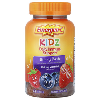 Emergen-C, Kidz, Daily Immune Support Gummies, Berry Bash, 44 Gummies