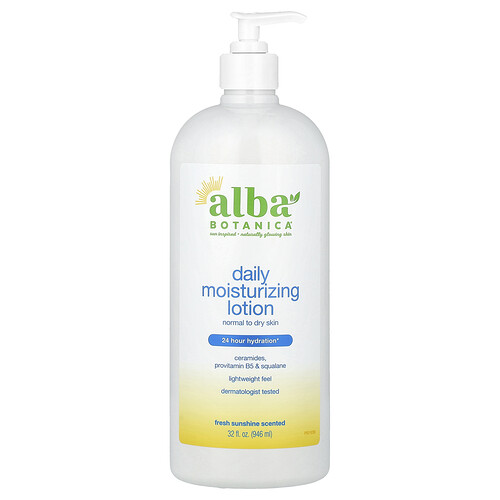 Alba Botanica, Loción humectante de uso diario, Piel normal a seca, Sol fresco, 946 ml (32 oz. líq.)