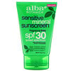 Alba Botanica‏, Mineral Sunscreen, Sensitive, Fragrance Free, SPF 30, 4 oz (113 g)