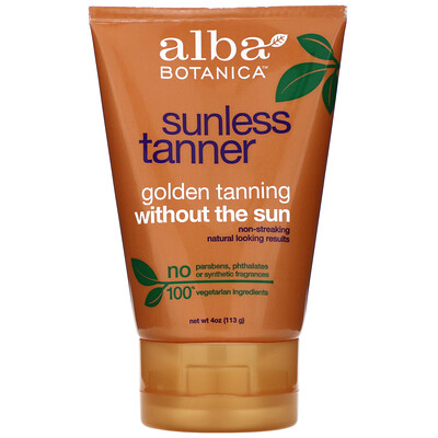Купить Alba Botanica Sunless Tanner, 4 oz (113 g)