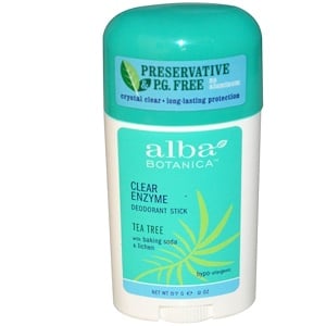 Отзывы о Алба Ботаника, Clear Enzyme Deodorant Stick, Tea Tree, 2 oz (57 g)