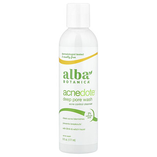 Alba Botanica, Acnedote®, Pembersih Pori-Pori, 6 ons cairan (177 ml)