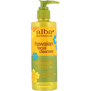 Alba Botanica, очищающее средство для лица «гавайское», с очищающими поры ферментами ананаса, 237 мл (8 жидк. унций)