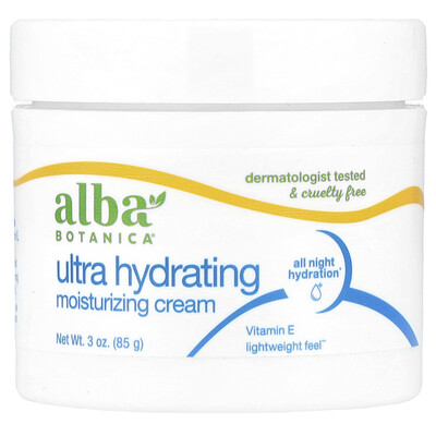 Product Image for Alba Botanica, Ultra Hydrating Moisturizing Cream, Fragrance Free, 3 oz (85 g)