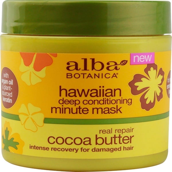 Alba Botanica, Hawaiian Deep Conditioning, Minute Mask, Cocoa Butter, 5.5 oz (156 g)