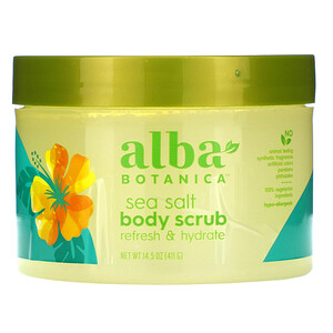 Отзывы о Алба Ботаника, Sea Salt Body Scrub, 14.5 oz (411 g)
