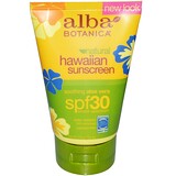 Alba Botanica, Натуральный Гавайский солнцезащитный крем, фактор защиты SPF 30, 4 жидких унций (113 г) отзывы