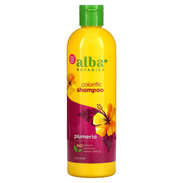 Colorific Shampoo, For Color Treated Hair, Plumeria, 12 fl oz (355ml)